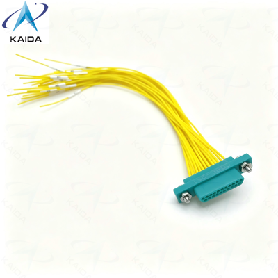 Goud over nikkel contactplating metalen behuizing onderdeelnummer CDBF 25T 15CM Robuuste beschermhoes ontworpen voor industriële elektronica